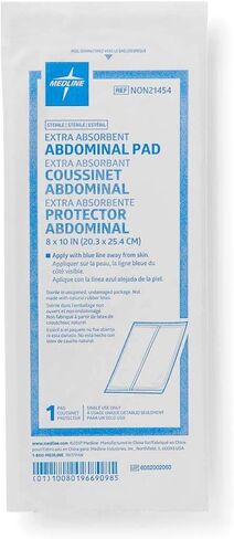 Medline Sterile Abdominal Pads, 8 in x 10 in (360/case) in Saudi Arabia