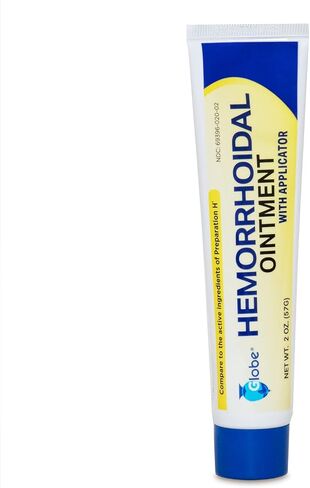 Hemorrhoidal Ointment w/Applicator, Phenylephrine HCl, Petrolatum, Mineral oil, Relief from Burning, Itching and Discomfort of Hemorrhoids, 2 Ounce Tube in Saudi Arabia