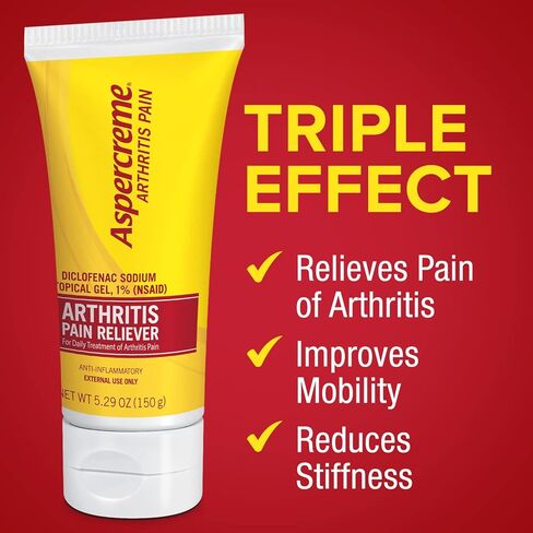 Aspercreme Arthritis Pain Relief Gel 150g, Prescription Strength Non-steroidal Anti-inflammatory in Kuwait