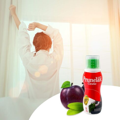 Prunelax Ciruelax Natural Laxative Regular Liquid, for Occasional Constipation, 4.05 fl oz, Red, (EX1391) in Saudi Arabia