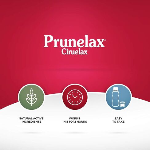 Prunelax Ciruelax Natural Laxative Regular Liquid, for Occasional Constipation, 4.05 fl oz, Red, (EX1391) in Saudi Arabia