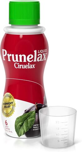 Prunelax Ciruelax Natural Laxative Regular Liquid, for Occasional Constipation, 4.05 fl oz, Red, (EX1391) in Saudi Arabia