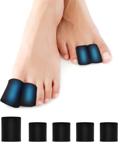 Helthrelife Toe Ice Pack, Toe Cold and Hot Therapy Gel Ice Packs of 5 for Hammer Toe, Stubbed Toe, Corn, Calluses, Blister and Injured Toenail in Kuwait