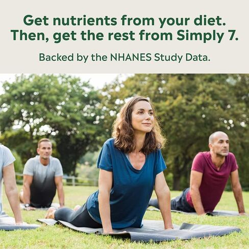 سيمبلي وجذور سيمبلي 7 فيتامينات متعددة | يساعد في معالجة أهم 7 أوجه قصور لدى البالغين | مصنوع من 7 فيتامينات ومعادن أساسية مثل فيتامين C وفيتامين D والمغنيسيوم | 60 كبسولة (كمية تكفي لمدة شهر) in Kuwait