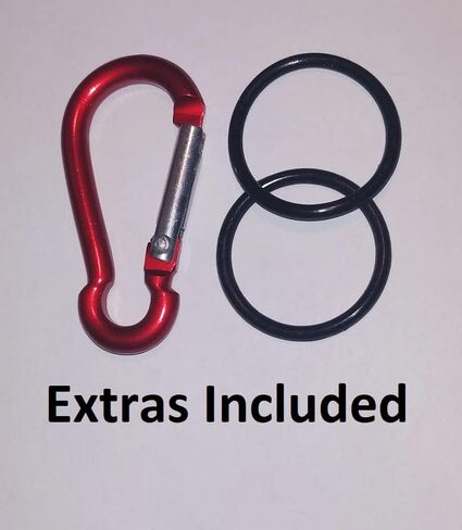 2 برطمان تخزين متوسط ​​الحجم من بريميو 1، حاوية حامل حبوب الدواء محكمة الغلق بنسبة 100% مقاومة للماء/الرائحة مع شعارين طبيين على الجانبين، لتأمين زجاجة نيترو 100 قيراط، وأعشاب أدوية الأسبرين، وسلسلة مفاتيح EDC + حلقة تسلق واحدة in Kuwait