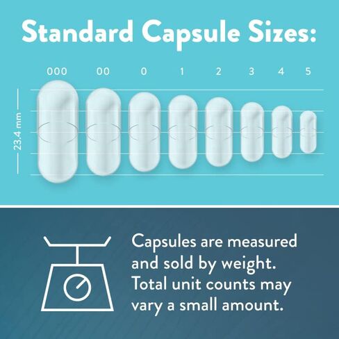 بيور كابس الولايات المتحدة الأمريكية - كبسولات جيلاتينية فارغة مقاس 0، 1000 حبة هلامية متصلة فارغة، برتقالي/أبيض، معتمدة كغير معدلة وراثيًا، موافق للشريعة اليهودية، خالية من الغلوتين ومعتمدة من حلال، كبسولات حبوب هلامية من لحم البقر النقي فارغة in Kuwait