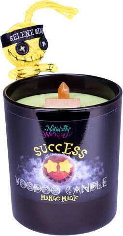 Naturally Wicked Voodoo Healing Candle Set - Inc. Voodoo Doll, Crystal, Wood Wick, Vanilla Vibes Scent & Gift Box in Saudi Arabia