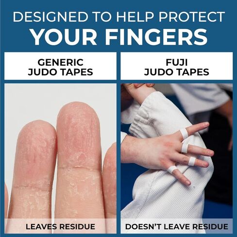 Fuji- Jiu-Jitsu and Judo Finger Tape with Case (6 Rolls) White in Kuwait