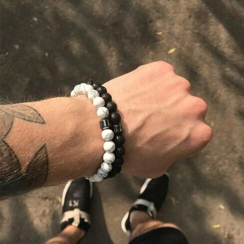 3 Pcs Smoking Cessation Bracelets, Anti Anxiety Bracelets Natural Stones Stress Relief Spiritual Bracelet for Women Men Quit Smoking Therapy Bracelet in Saudi Arabia