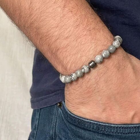 3 Pcs Smoking Cessation Bracelets, Anti Anxiety Bracelets Natural Stones Stress Relief Spiritual Bracelet for Women Men Quit Smoking Therapy Bracelet in Saudi Arabia