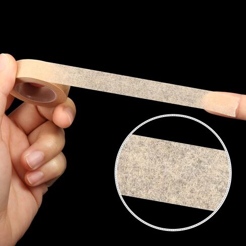 Nuanchu 9 Rolls Beige Tape Flexible Skin Tape Breathable Nose Tape Self Adhesive Gauze Tape for Wound Injuries Swelling Sports, 0.5 Inch x 10 Yards in Saudi Arabia
