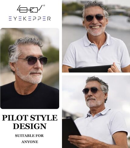 Eyekepper الطيار ثنائي البؤرة القراء البولي عدسة الربيع معبد نظارات القراءة ثنائية البؤرة + 2.5 in Kuwait