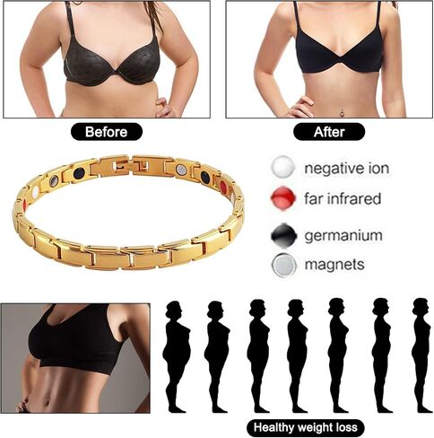 SEIYOGDS Magnetic Lymph Detox Bracelet for Women Men, Adjustable Lymph Detox Magnetic Bracelet Keep Fit Promotes Circulation, Magnetic Therapeutic Bracelet for Arthritis Joint Pain Relief in Saudi Arabia