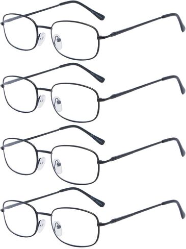 Eyekepper 4 أزواج من نظارات القراءة بإطار معدني + نظارات قارئ 1.75 مع مفصلات زنبركية للرجال والنساء للقراءة in Kuwait
