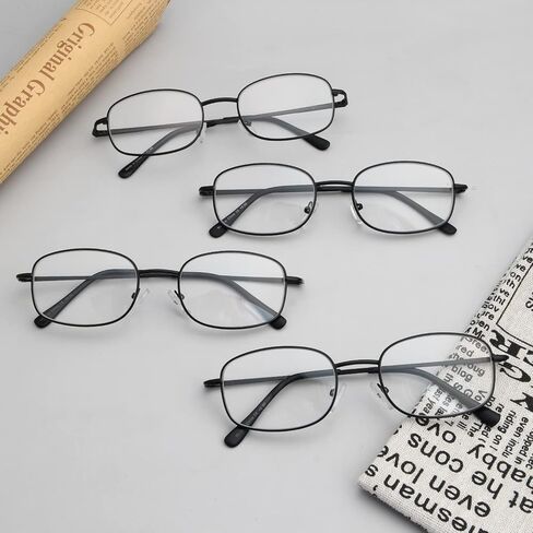 Eyekepper 4 أزواج من نظارات القراءة بإطار معدني + نظارات قارئ 1.75 مع مفصلات زنبركية للرجال والنساء للقراءة in Kuwait