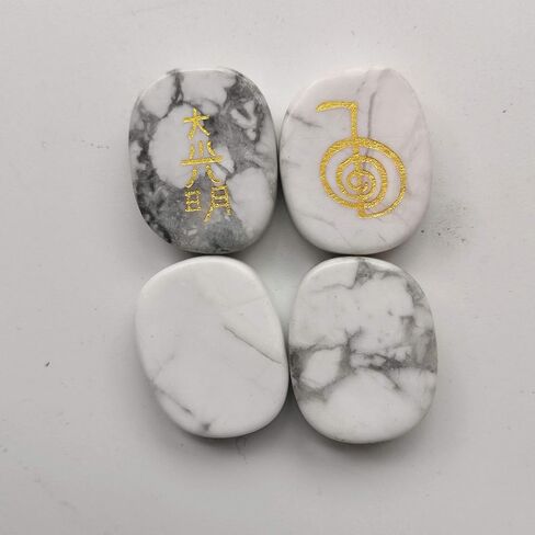 4 Pcs Black Obsidian Engraved Chakra Stones Healing Crystal Reiki Balancing Palm Stone, 25mm in Saudi Arabia
