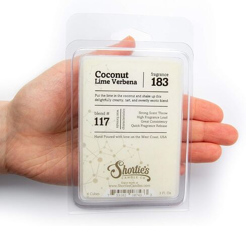 مجموعة متعددة من شمع الجريب فروت الذائب من شركة Shortie's Candle Company - تركيبة 117-2 ألواح معطرة للغاية - مصنوعة من الزيوت العطرية والطبيعية - مجموعة مكعبات معطرات الجو بالفواكه والتوت in Kuwait