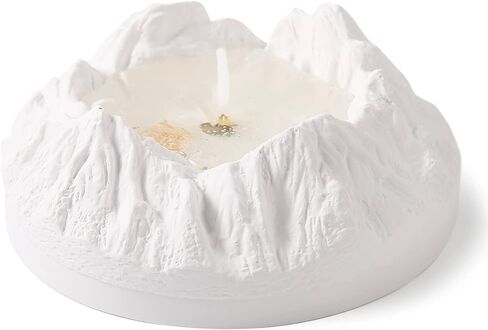 شمعة معطرة من MINNESPECT LakeStone، هدايا شموع عطرية، زخرفة الحجر الأبيض، شموع الزيوت العطرية، ديكور غرفة جمالي، ديكور المنزل وديكور المكتب، ديكور بسيط in Saudi Arabia