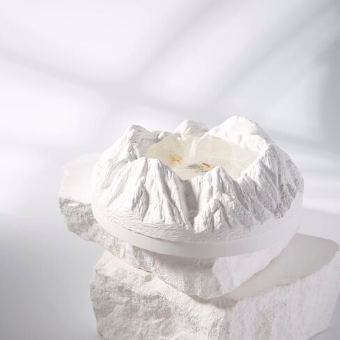 شمعة معطرة من MINNESPECT LakeStone، هدايا شموع عطرية، زخرفة الحجر الأبيض، شموع الزيوت العطرية، ديكور غرفة جمالي، ديكور المنزل وديكور المكتب، ديكور بسيط in Saudi Arabia