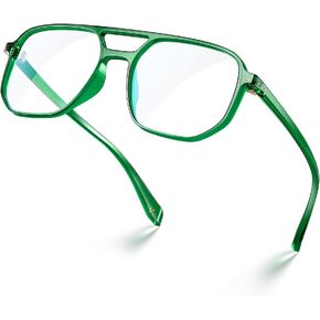VISOONE Lightweight TR90 Fashion Blue Light Blocking Glasses Multicolor Eyewear for Women Men MARION
