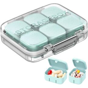 Pill Organizer SOFISO Free Assembly Travel Medicine Organizer 21 Day Pill Organizer Portable Pill Box Waterproof Pill Case Daily Medication Carry Case for Vitamins, Fish Oils, Supplements