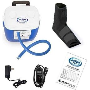 Polar Active Ice® 3.0 Cold Therapy Ice Machine System with Programmable Timer, 38"x22" Blanket Pad, 16 Quart Cooler, Quiet Pump, Strong Cryotherapy Pain Relief Treatment