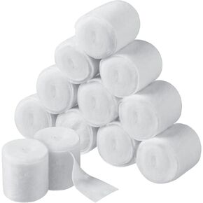 Nuanchu 12 Rolls Medical Cotton Cast Padding Plaster Cloth(2 Inch X 8.8 ft) in Saudi Arabia