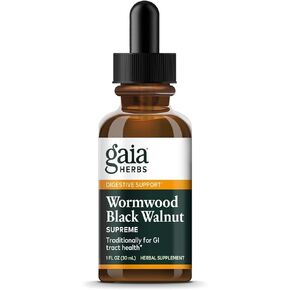 Gaia Herbs Wormwood Black Walnut Supreme 1 Fl Oz, Liquid Extract in Saudi Arabia