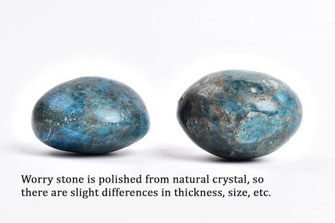 AMOYSTONE 5 قطعة من حجر الأمازونيت القلق الطبيعي للجيب النخيل الكريستالي حجر الشفاء الريكي كوارتز لعلاج القلق 1.6-2.2 بوصة in Saudi Arabia