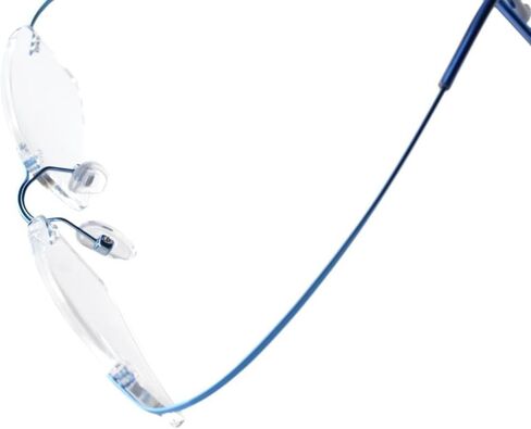 Eyekepper Titanium Rimless Eyeglasses Women Men (Black, 51mm) in Kuwait