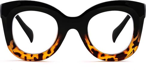 FEISEDY Retro Oversized Blue Light Blocking Reading Glasses Cateye Thick Frame Anti Glare Digital Eyestrain Readers B2980 in Saudi Arabia