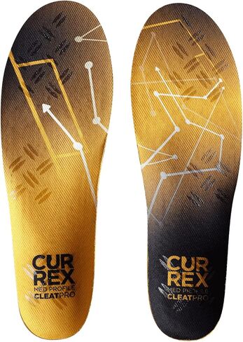 CURREX CLEATPRO - نعال داخلية رفيعة لدعم القوس، مريحة، وسادة وثبات في المرابط، كرة القدم، كرة القدم، البيسبول، الكرة اللينة، قبضة فائقة للتحكم، حشوات ممتصة للصدمات، للرجال والنساء... in Kuwait