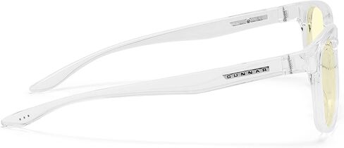 GUNNAR - نظارات ألعاب وكمبيوتر ممتازة للأطفال (عمر 12 عامًا فما فوق) - تحجب 35% من الضوء الأزرق - Rush، Onyx، Clear Tint in Saudi Arabia