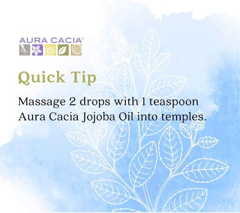 Aura Cacia 100% Pure Peppermint Essential Oil, 100% Pure Therapeutic Grade, 15 ml in Box, Mentha piperita in Saudi Arabia