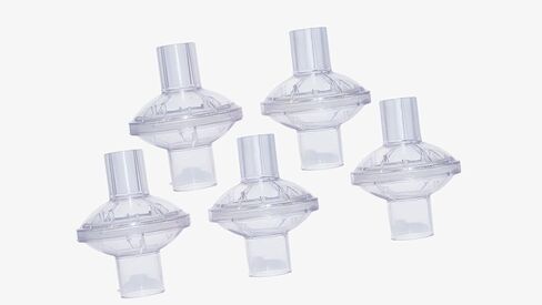 فلاتر عالمية مدمجة لخرطوم CPAP/BiPAP من زد ان اس اليمنتس - ترشح الشوائب وتحسن التجربة - متوافقة مع معظم الالات 22 ملم و15 ملم - 5 قطع in Saudi Arabia