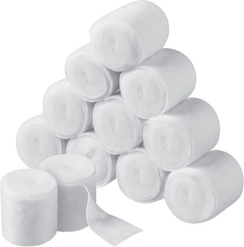 Nuanchu 12 Rolls Medical Cotton Cast Padding Plaster Cloth(2 Inch X 8.8 ft) in Saudi Arabia