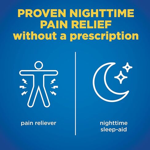 أمازون بيسك كير لتخفيف الآلام طوال الليل، نابروكسين الصوديوم، 220 مجم/ديفينهيدرامين هيدروكلوريد، 25 مجم أقراص، مسكن للألم/مساعد للنوم أثناء الليل، 160 قرص in Kuwait