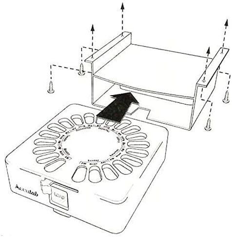 e-Pill Pill Dispenser - Accutab - Weekly - Up to 3 Times Per Day - Large Capacity Pill Organizer in Saudi Arabia