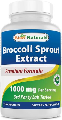 Best Naturals Broccoli Sprouts Extract, 1000 mg, 120 Count in Saudi Arabia