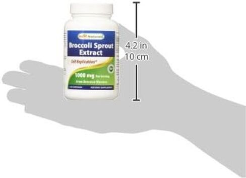 Best Naturals Broccoli Sprouts Extract, 1000 mg, 120 Count in Saudi Arabia
