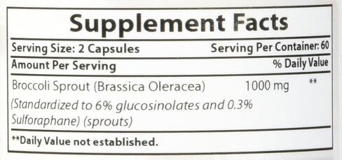 Best Naturals Broccoli Sprouts Extract, 1000 mg, 120 Count in Saudi Arabia