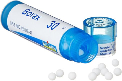 Boiron Homeopathic Medicine Borax، 30C كريات، 80 أنبوبًا (عبوة من 5) in Saudi Arabia