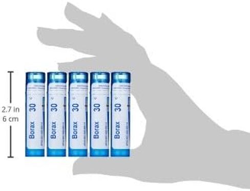 Boiron Homeopathic Medicine Borax، 30C كريات، 80 أنبوبًا (عبوة من 5) in Saudi Arabia