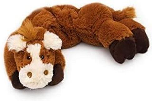 ملفوف برقبة على شكل حيوان من القطيفة الدافئة القابلة للتسخين معطر برائحة اللافندر من هورس in Kuwait