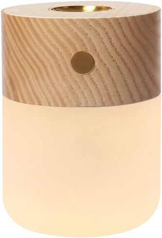 Portable Diffuser Essential Oil Diffusers,Wood Aromatherapy Diffuser with Warm Light,Battery Operated Diffuser for Essential Oils for Home(Black Walnut) in Saudi Arabia