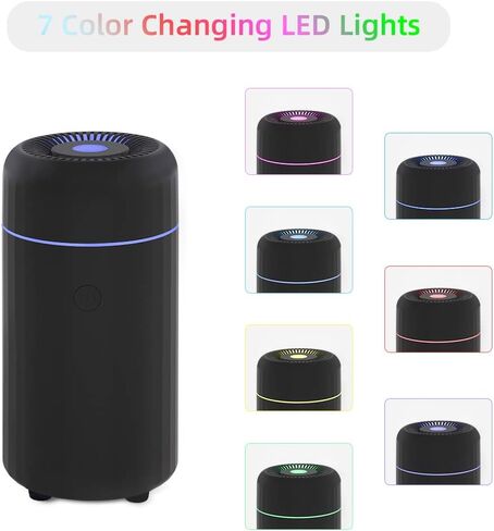 موزع روائح الزيوت العطرية من iWeeta Minimalism، موزع USB 100 مل للسيارة معطر هواء ومرطب للزيوت العطرية وموزعات الروائح العلاجية in Kuwait