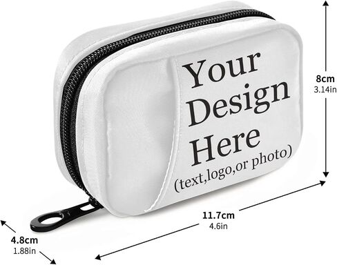 Personalized Custom Pill Case 7 Day Pill Organizer Travel Pill Case Portable Weekly Pill Box Bag Container Vitamin Supplement Holder with Zipper for Family Business in Kuwait