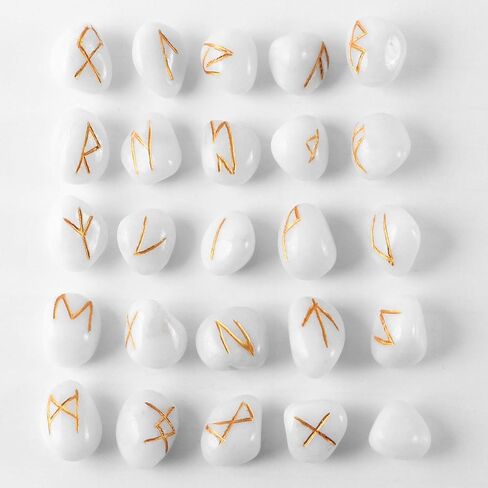 Healing Gemstone Rune Stones with Pouch (Amethyst) in Kuwait