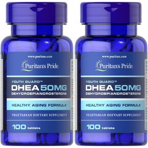 DHEA 50Mg, May Promote Sugar Metabolism, 100 count, by Puritan's Pride