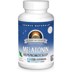سورس ناتشورالز ميلاتونين 5 ملغ - 100 قرص استحلاب بنكهة النعناع in Kuwait